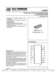 L293C datasheet pdf SGS Thomson Microelectronics