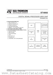 ST18952 datasheet pdf SGS Thomson Microelectronics