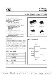 M28C64X datasheet pdf SGS Thomson Microelectronics