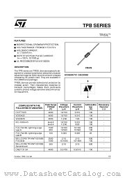 TPB-SERIES datasheet pdf SGS Thomson Microelectronics
