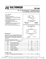 SD1490 datasheet pdf SGS Thomson Microelectronics