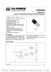 VNW50N04 datasheet pdf SGS Thomson Microelectronics