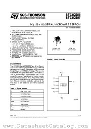 ST93CS57 datasheet pdf SGS Thomson Microelectronics