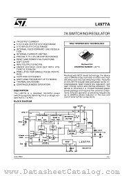 L4977A datasheet pdf SGS Thomson Microelectronics