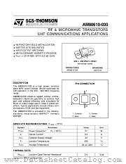 AM80610-030 datasheet pdf SGS Thomson Microelectronics