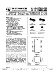 M54HC697 datasheet pdf SGS Thomson Microelectronics