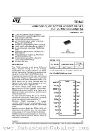 TD340 datasheet pdf SGS Thomson Microelectronics