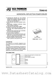 TDA8143 datasheet pdf SGS Thomson Microelectronics