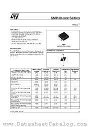 SMP30-XXX-SERIES datasheet pdf SGS Thomson Microelectronics