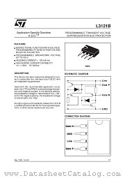 L3121B datasheet pdf SGS Thomson Microelectronics