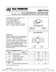 AM1517-012 datasheet pdf SGS Thomson Microelectronics