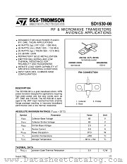 SD1530-08 datasheet pdf SGS Thomson Microelectronics