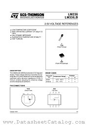 LM336ZT datasheet pdf SGS Thomson Microelectronics