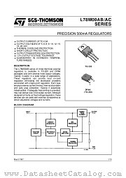 L78M08ABDT datasheet pdf SGS Thomson Microelectronics