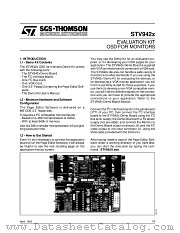 STV942X datasheet pdf SGS Thomson Microelectronics