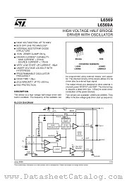 L6569D datasheet pdf SGS Thomson Microelectronics