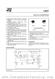 L9637D datasheet pdf SGS Thomson Microelectronics
