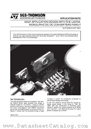AN557 datasheet pdf SGS Thomson Microelectronics