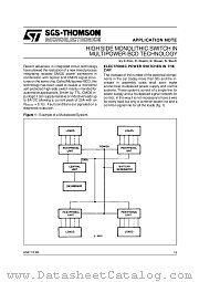 AN271 datasheet pdf SGS Thomson Microelectronics