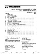 AN349 datasheet pdf SGS Thomson Microelectronics