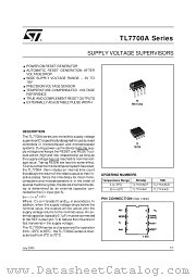 TL7709A datasheet pdf SGS Thomson Microelectronics