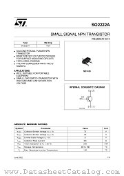SO2222A datasheet pdf SGS Thomson Microelectronics