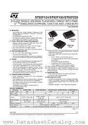 ST92F150CR1 datasheet pdf SGS Thomson Microelectronics