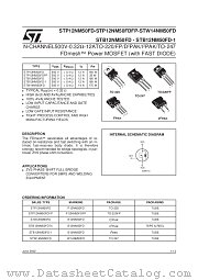 STB12NM50FD datasheet pdf SGS Thomson Microelectronics