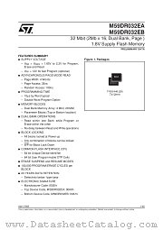 M59DR032E datasheet pdf SGS Thomson Microelectronics