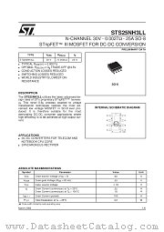 STS25NH3LL datasheet pdf SGS Thomson Microelectronics