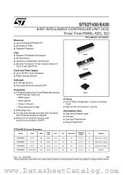 ST52E430 datasheet pdf SGS Thomson Microelectronics