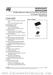 M29DW323DT datasheet pdf SGS Thomson Microelectronics