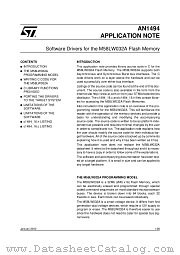 AN1494 datasheet pdf SGS Thomson Microelectronics