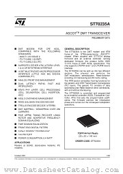 ST70235A datasheet pdf SGS Thomson Microelectronics