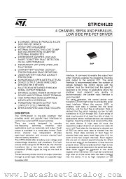 STPIC44L02PTR datasheet pdf SGS Thomson Microelectronics