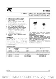 ST485EBN datasheet pdf SGS Thomson Microelectronics