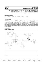 AN1438 datasheet pdf SGS Thomson Microelectronics