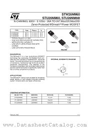 STU26NM60I datasheet pdf SGS Thomson Microelectronics