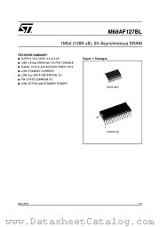 M68AF127BL datasheet pdf SGS Thomson Microelectronics