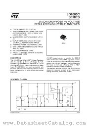 LD1085CDT25 datasheet pdf SGS Thomson Microelectronics
