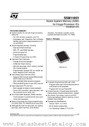 SSM1105V datasheet pdf SGS Thomson Microelectronics