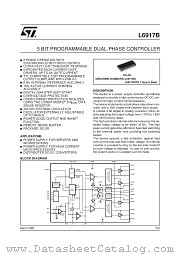 L6917BDTR datasheet pdf SGS Thomson Microelectronics