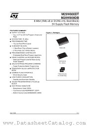 M29W800DT datasheet pdf SGS Thomson Microelectronics