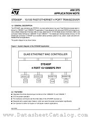 AN1375 datasheet pdf SGS Thomson Microelectronics