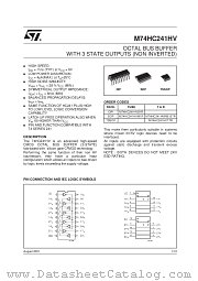 M74HC241HVB1R datasheet pdf SGS Thomson Microelectronics