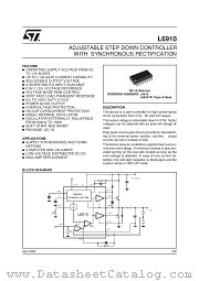 L6910 datasheet pdf SGS Thomson Microelectronics