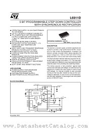 L6911D datasheet pdf SGS Thomson Microelectronics