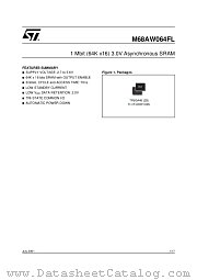 M68AW064FL datasheet pdf SGS Thomson Microelectronics