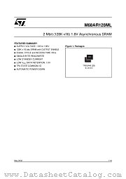 M68AR128ML datasheet pdf SGS Thomson Microelectronics