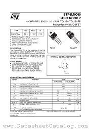STP6LNC60FP datasheet pdf SGS Thomson Microelectronics